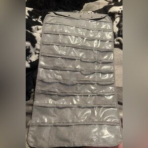 Hanging Gray Jewelry Organizer